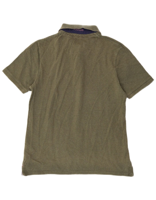 Joules Mens Classic Fit Polo Shirt Medium Khaki Cotton