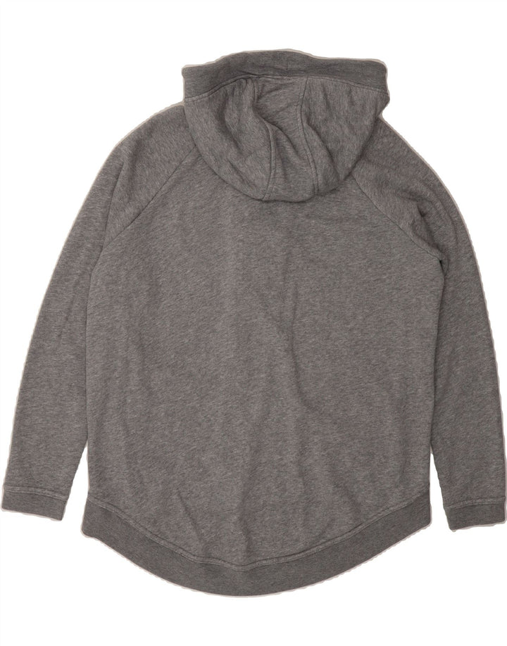 NIKE Womens Oversized Zip Hoodie Sweater UK 10 Small Grey Cotton Vintage Nike and Second-Hand Nike from Messina Hembry 
