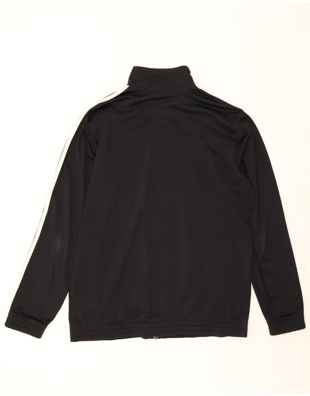 Adidas Mens Tracksuit Top Jacket UK 42/44 Large Black Colourblock Polyester