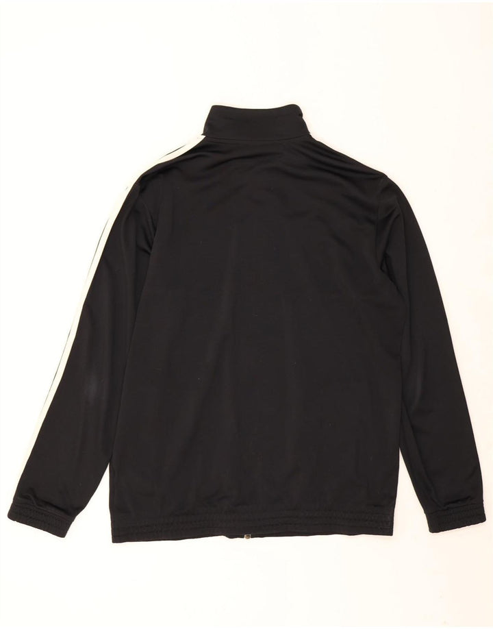 Adidas Mens Tracksuit Top Jacket UK 42/44 Large Black Colourblock Polyester