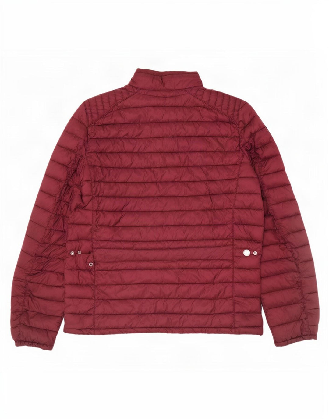Fynch Hatton Mens Casual Fit Padded Jacket UK 38 Medium Burgundy Nylon