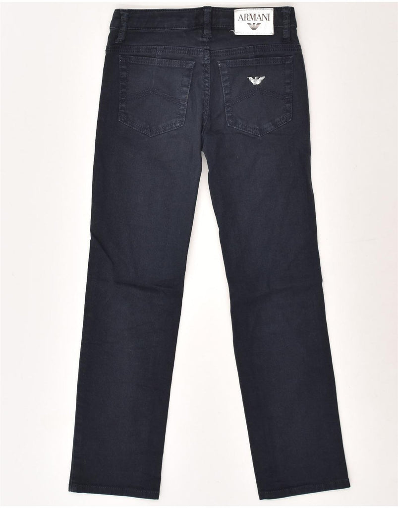 ARMANI JUNIOR Boys Slim Jeans 6-7 Years W20 L20  Navy Blue Cotton | Vintage Armani Junior | Thrift | Second-Hand Armani Junior | Used Clothing | Messina Hembry 