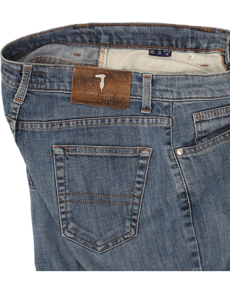 TRUSSARDI Womens Straight Jeans W31 L28  Blue | Vintage Trussardi | Thrift | Second-Hand Trussardi | Used Clothing | Messina Hembry 