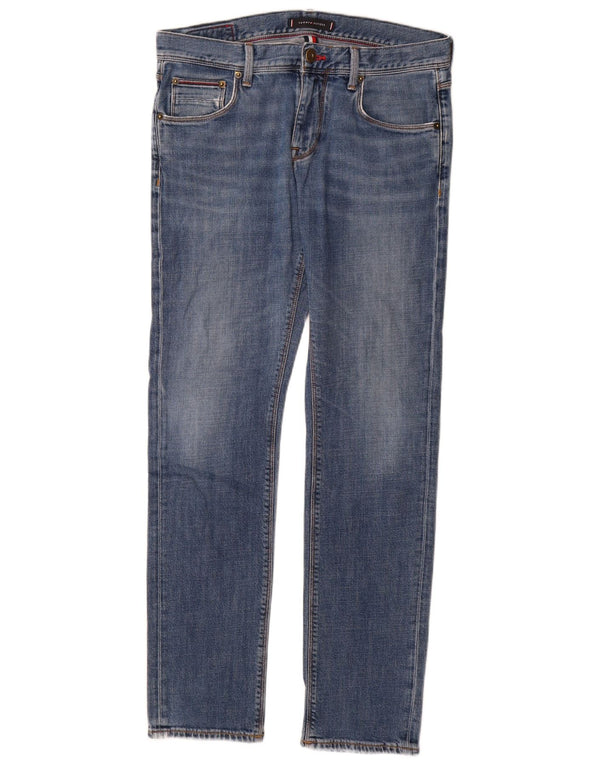 Tommy Hilfiger Mens Denton Straight Jeans W31 L32 Blue Cotton