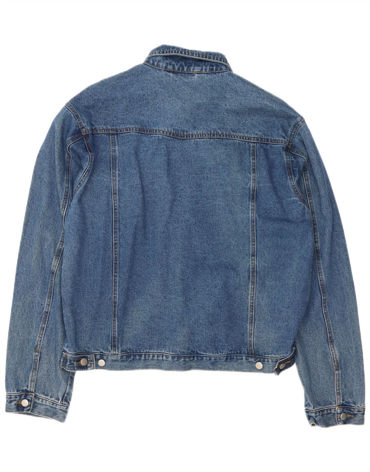 Giani Feroti Mens Denim Jacket UK 40 Large Blue Cotton