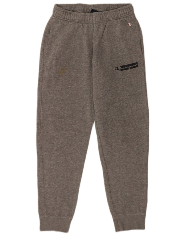 Champion Mens Tracksuit Trousers Joggers Small Grey Flecked