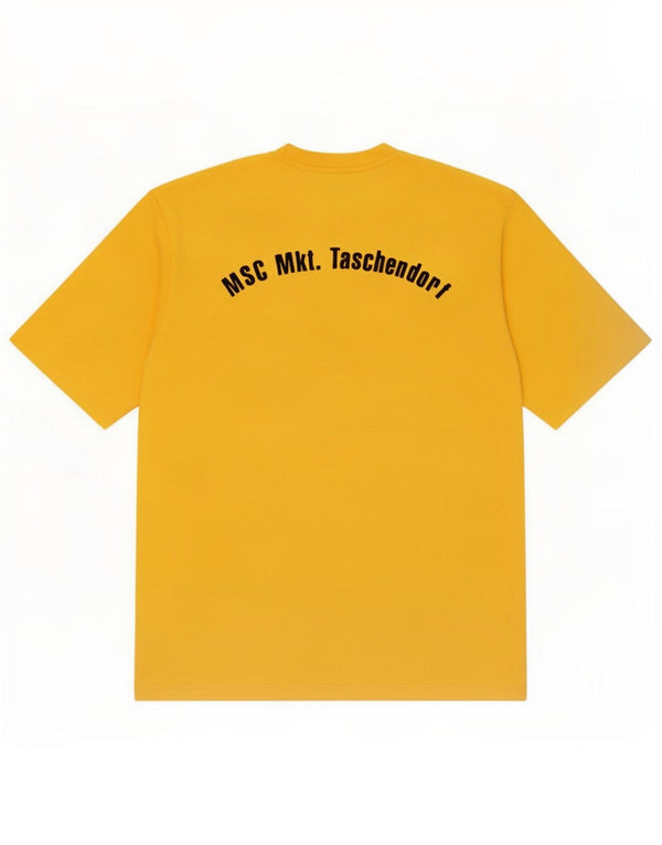 Adidas Mens Graphic T-Shirt Top UK 46/48 XL Yellow Cotton