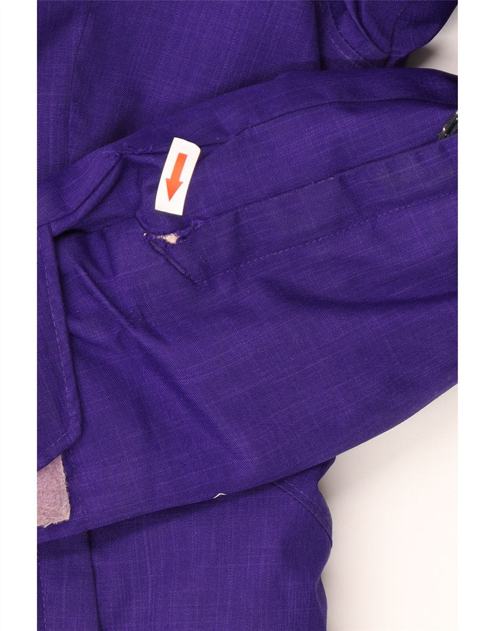 Columbia Womens Hooded Windbreaker Jacket UK 18 XL Purple Polyester