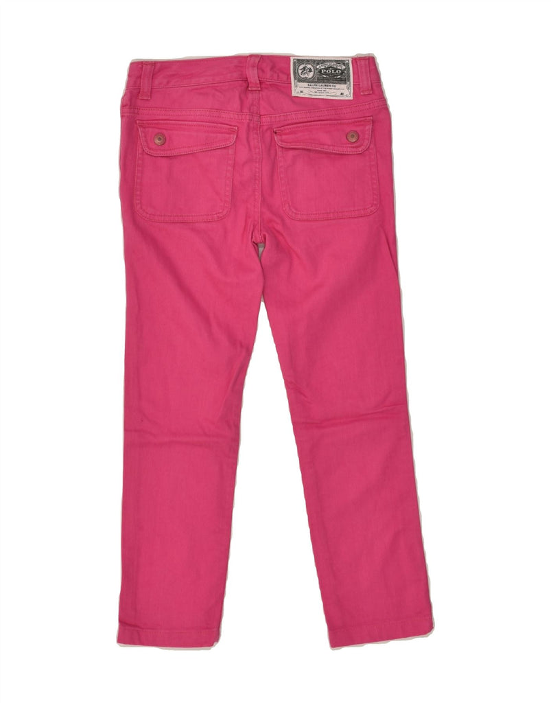 RALPH LAUREN Boys Straight Jeans 7-8 Years W24 L20 Pink Cotton | Vintage Ralph Lauren | Thrift | Second-Hand Ralph Lauren | Used Clothing | Messina Hembry 