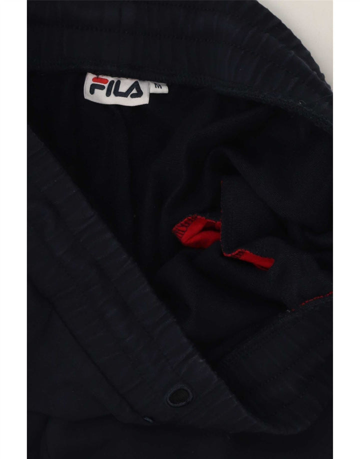 Fila Mens Graphic Tracksuit Trousers Joggers Medium Navy Blue