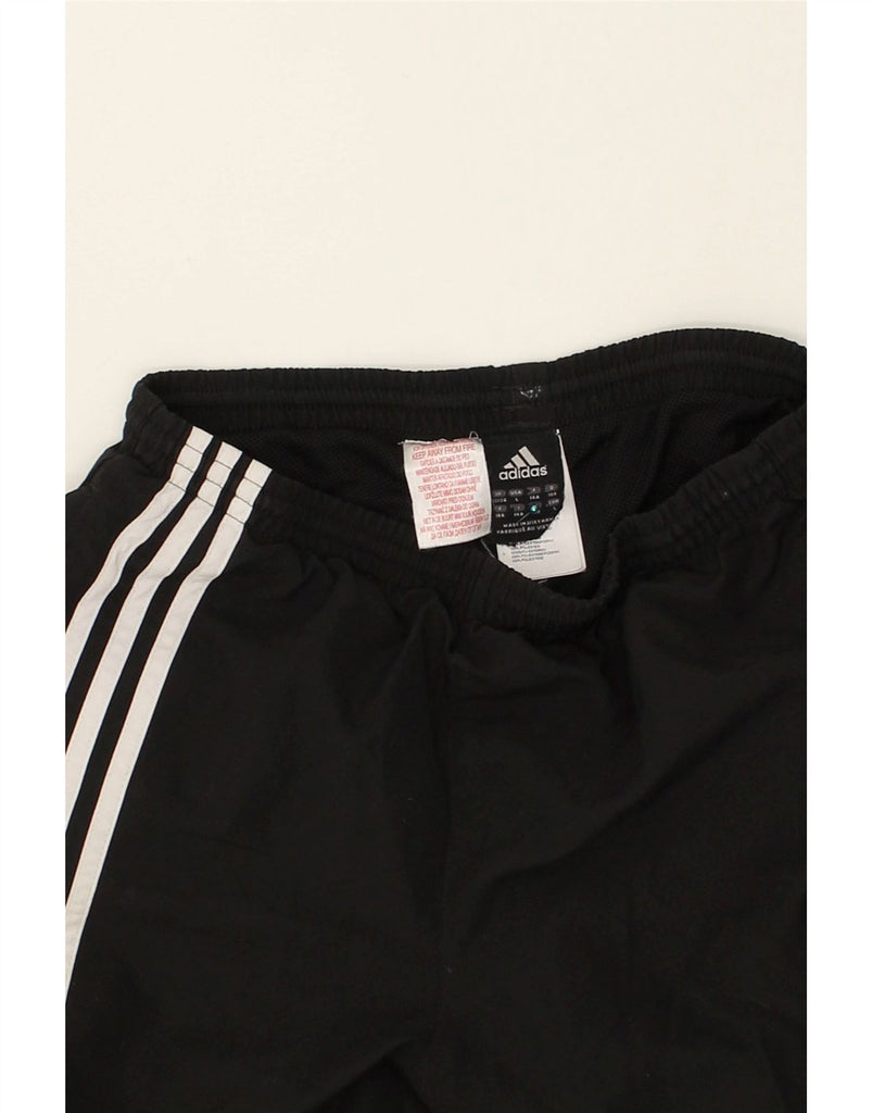 ADIDAS Boys Tracksuit Trousers Joggers 13-14 Years Black Polyester | Vintage Adidas | Thrift | Second-Hand Adidas | Used Clothing | Messina Hembry 