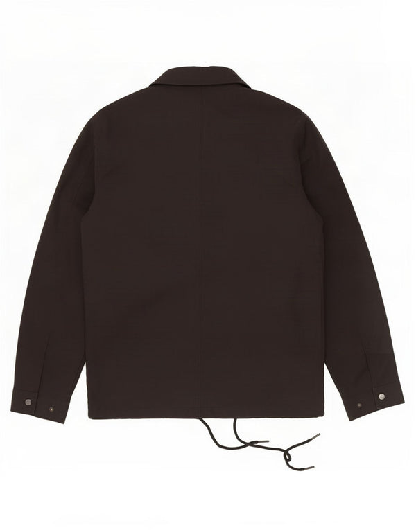 Zara Mens Bomber Jacket UK 36 Small Black Polyester