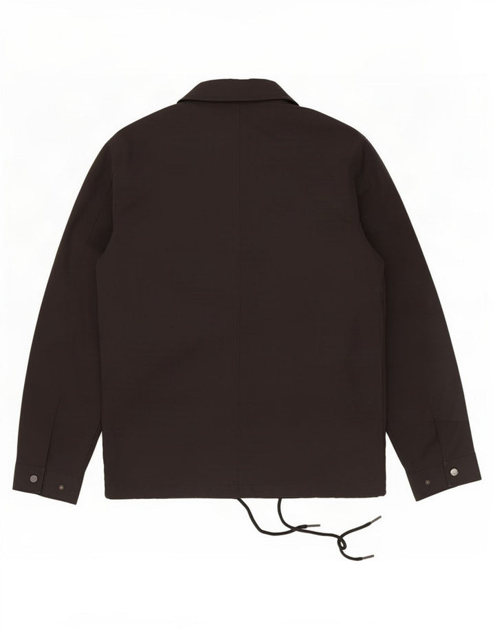 Zara Mens Bomber Jacket UK 36 Small Black Polyester