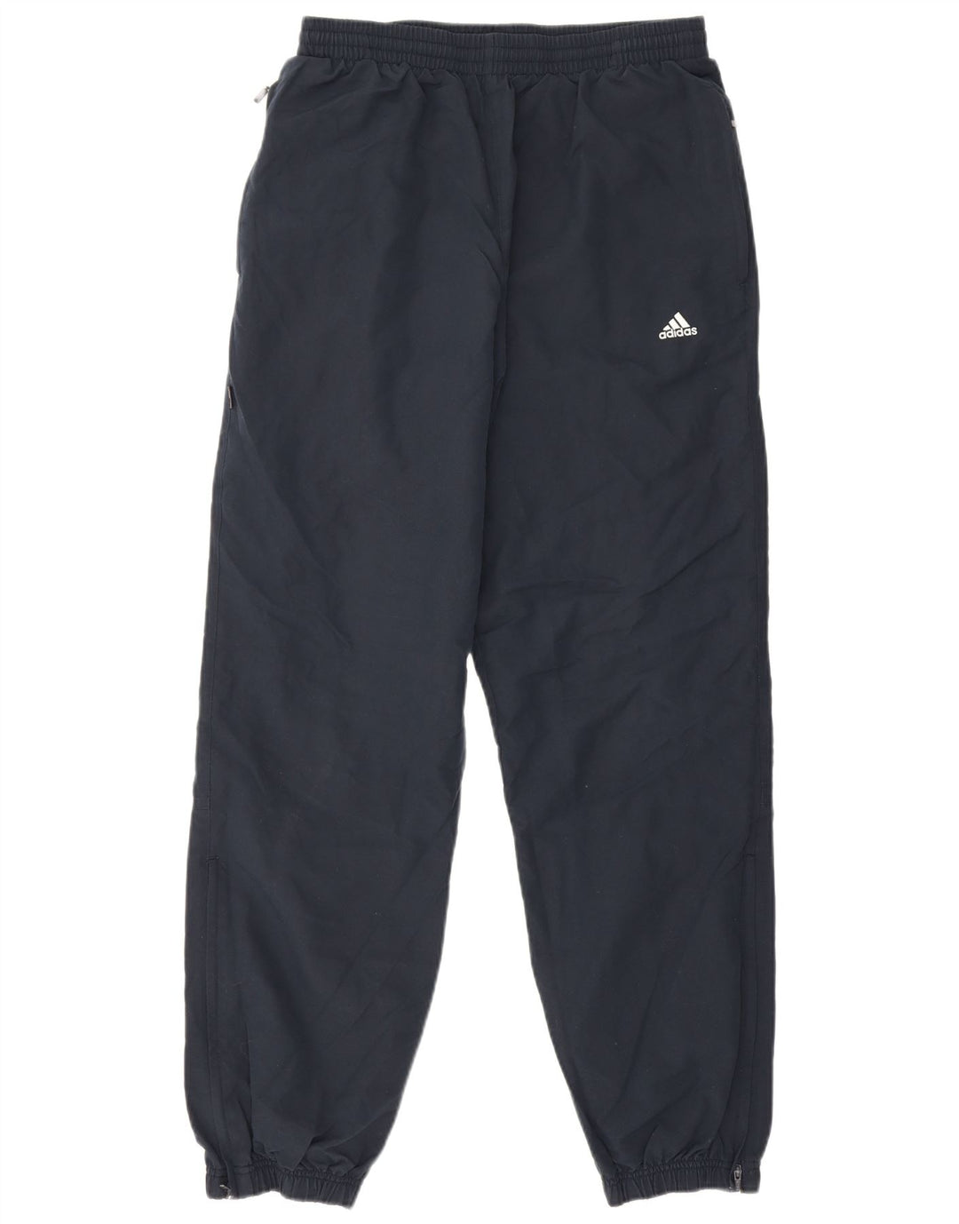 Adidas Mens Tracksuit Trousers Joggers Medium  Navy Blue Polyester