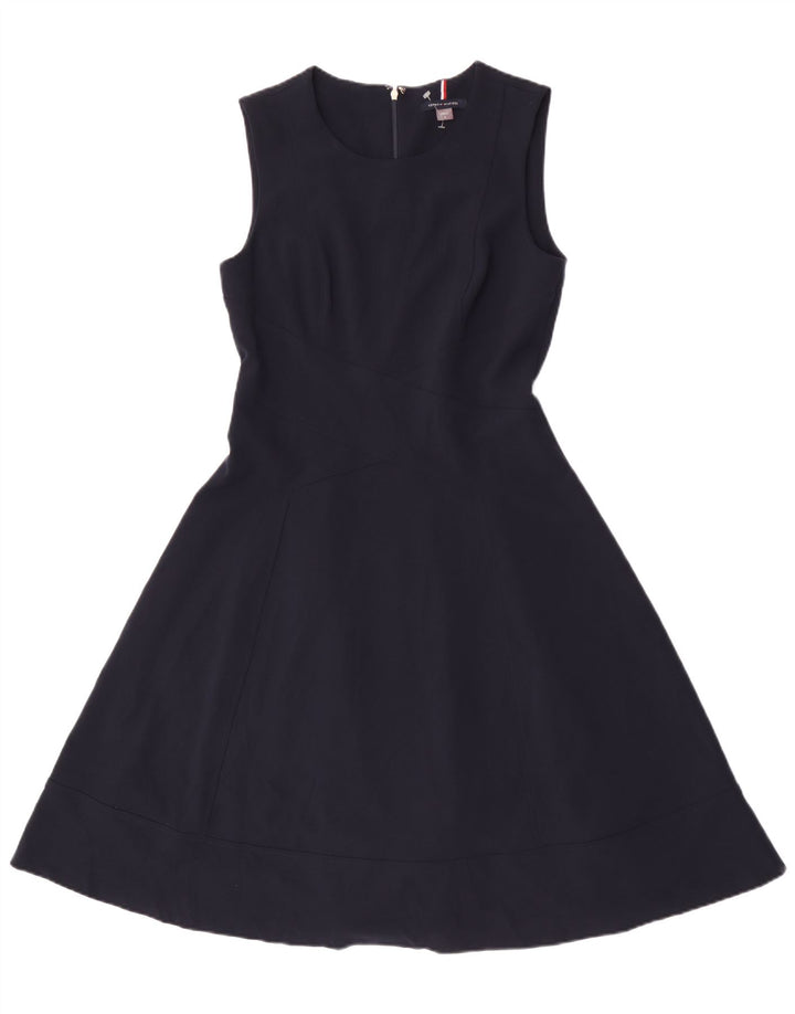 Tommy Hilfiger Womens Sleeveless A-Line Dress US 8 Medium Navy Blue
