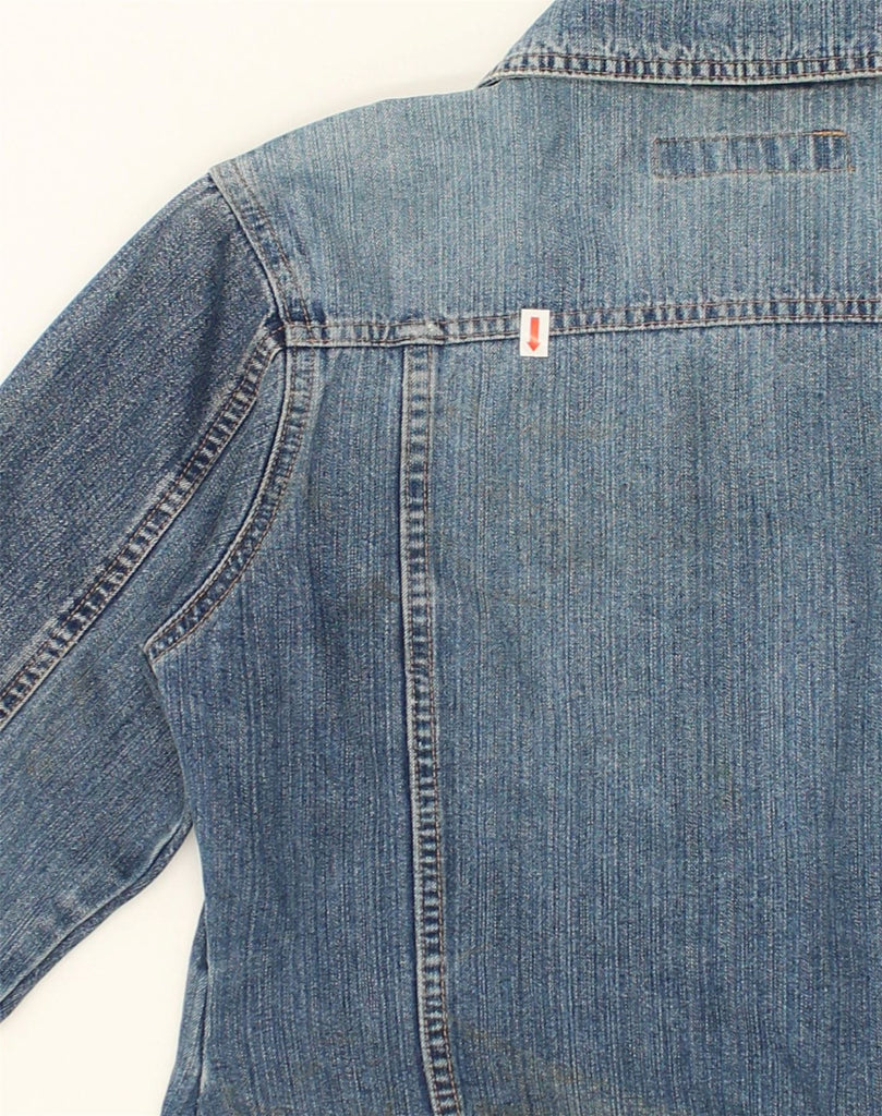 S.OLIVER Womens Denim Jacket UK 10 Small Blue Cotton | Vintage S.Oliver | Thrift | Second-Hand S.Oliver | Used Clothing | Messina Hembry 