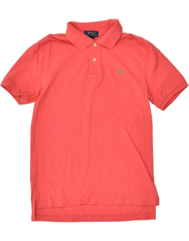 POLO RALPH LAUREN Boys Polo Shirt 14-15 Years Large Red Cotton | Vintage Polo Ralph Lauren | Thrift | Second-Hand Polo Ralph Lauren | Used Clothing | Messina Hembry 