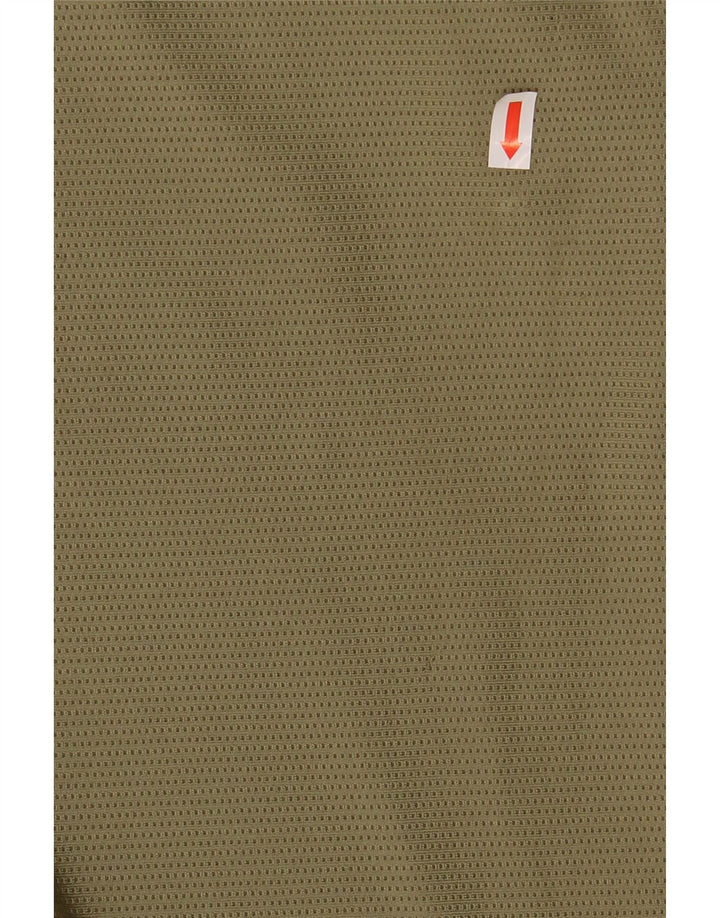 ADIDAS Mens Aeroready Graphic T-Shirt Top Small Khaki Polyester Vintage Adidas and Second-Hand Adidas from Messina Hembry 
