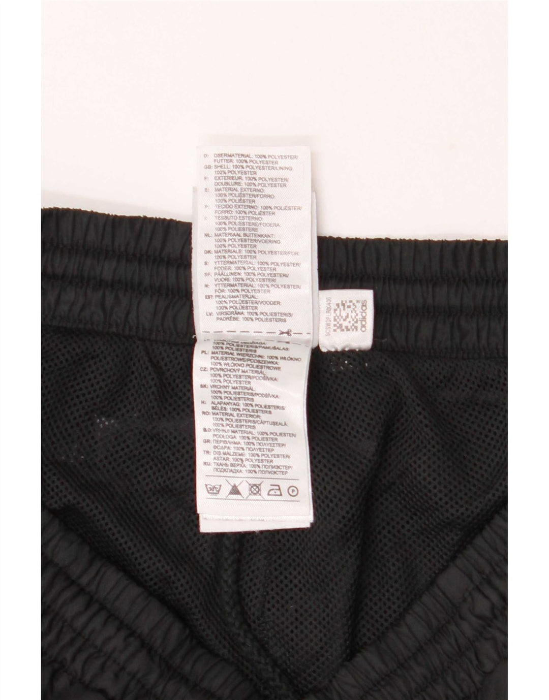 Adidas Mens Tracksuit Trousers Medium Black Colourblock Polyester