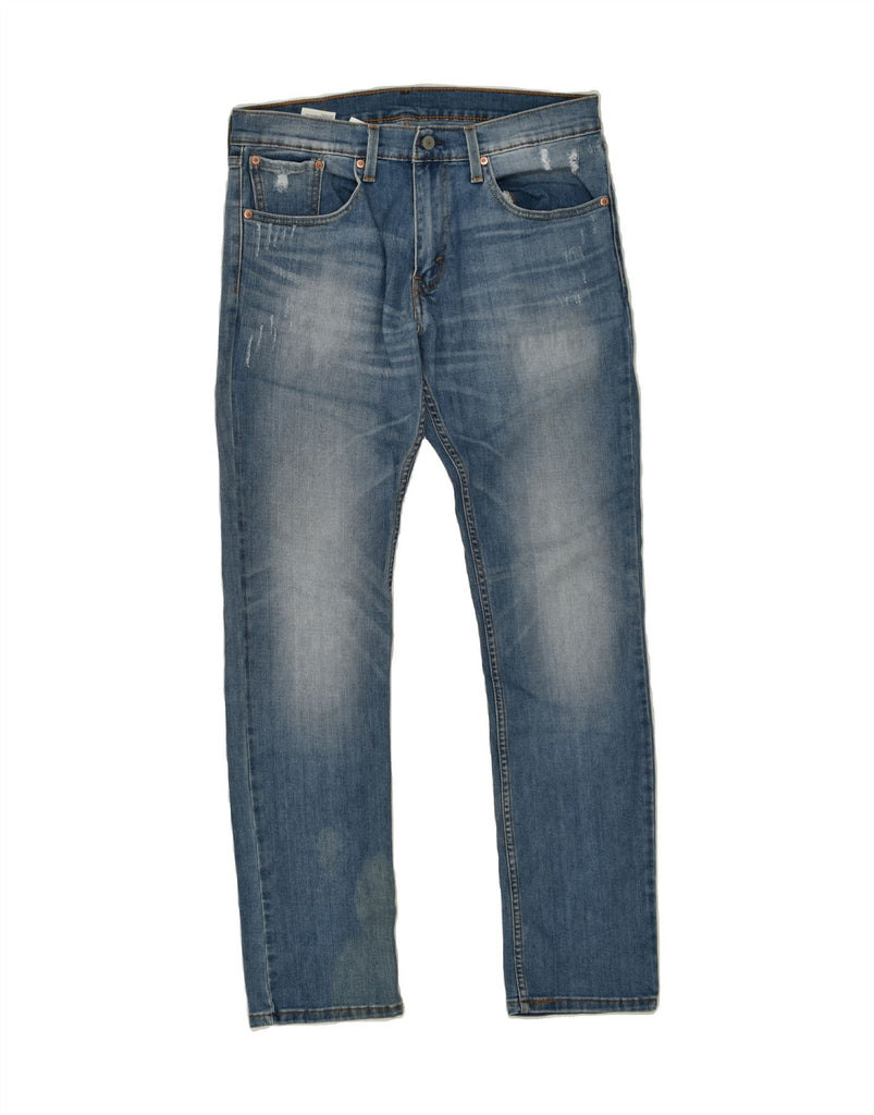 LEVI'S Mens Slim Jeans W34 L32 Blue Cotton | Vintage Levi's | Thrift | Second-Hand Levi's | Used Clothing | Messina Hembry 