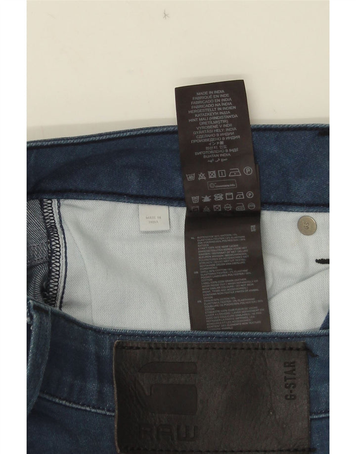 G-Star Mens 3301 Slim Jeans W30 L32 Blue Cotton