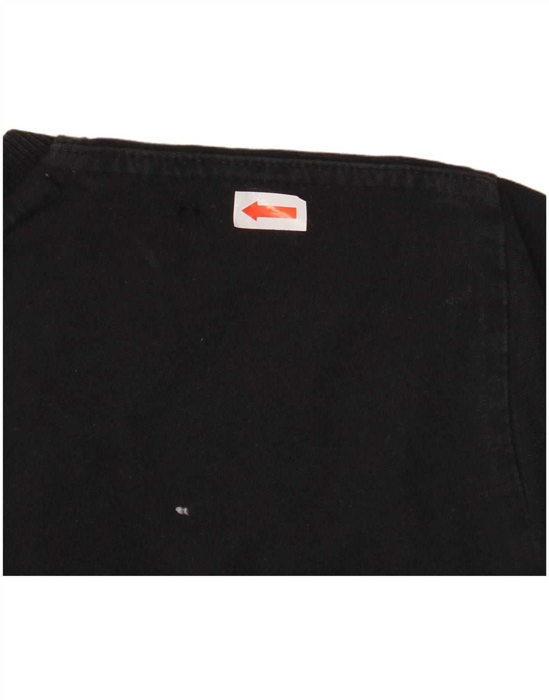 SUPERDRY Mens T-Shirt Top Medium Black Cotton