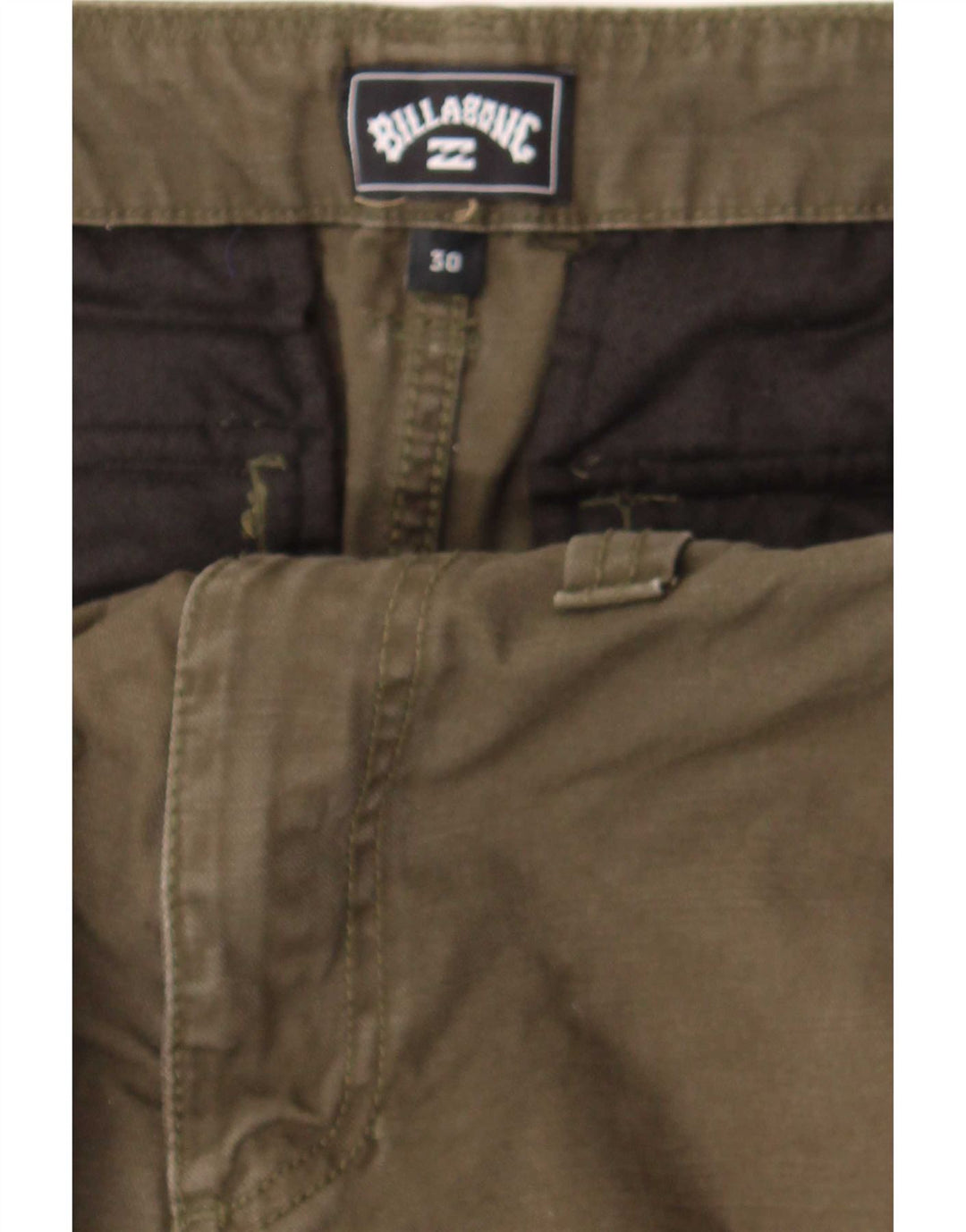 Billabong Mens Cargo Shorts W30 Medium Khaki