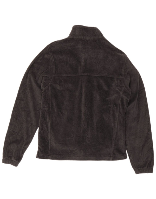Columbia Womens Fleece Jacket UK 10 Small Black Polyester