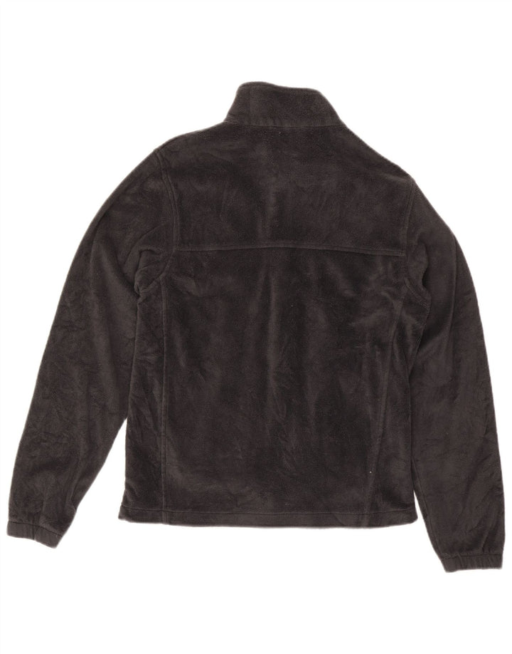 Columbia Womens Fleece Jacket UK 10 Small Black Polyester