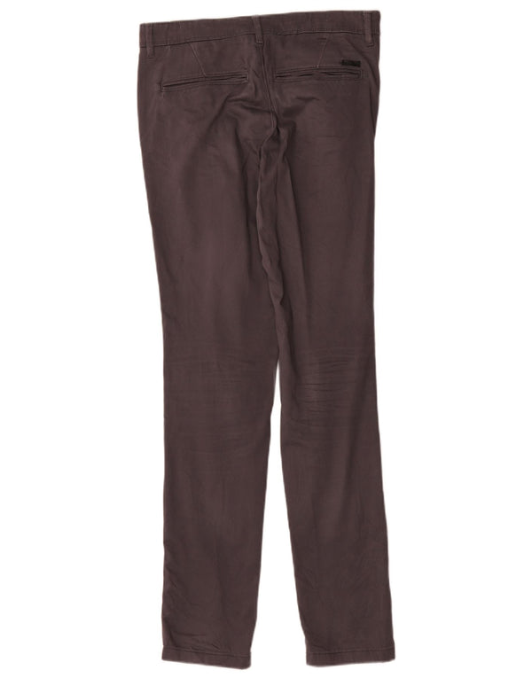 Jack & Jones Womens Slim Chino Trousers W28 L32 Grey Cotton