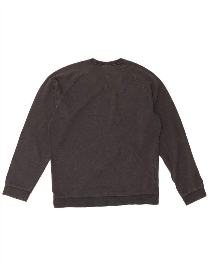 Adidas Mens Graphic Sweatshirt Jumper Large Black Cotton