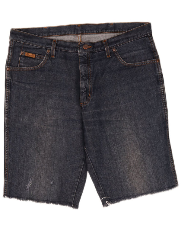 Wrangler Mens Denim Shorts W36 Large Blue