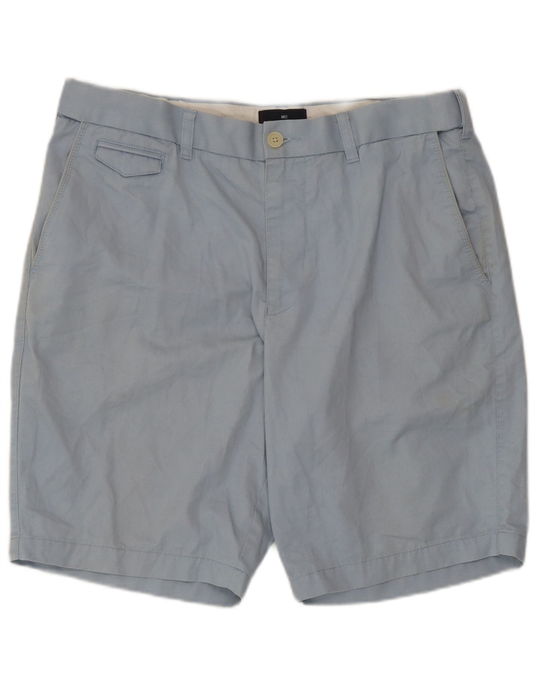 Marks & Spencer Mens Chino Shorts W36 Large  Blue Cotton