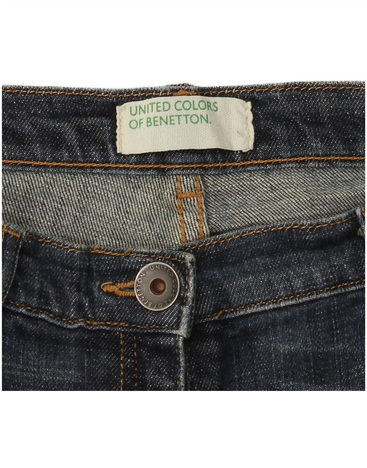 BENETTON Womens Capri Jeans W28 L21 Blue