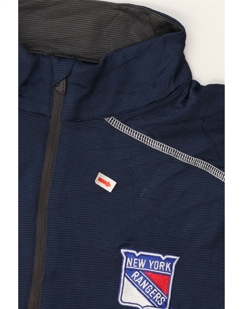 COLUMBIA Mens Ranger Zip Neck Pullover Tracksuit Top Large Navy Blue Vintage Columbia and Second-Hand Columbia from Messina Hembry 