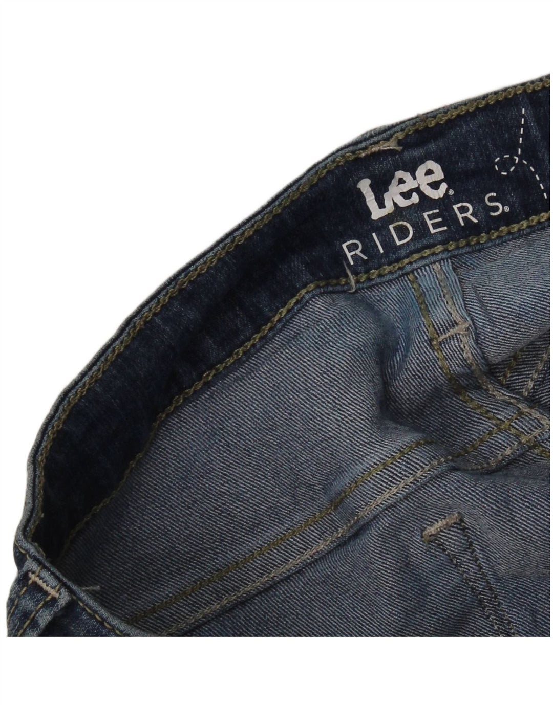 Lee Womens Riders Mid Rise Skinny Jeans W30 L26 Blue