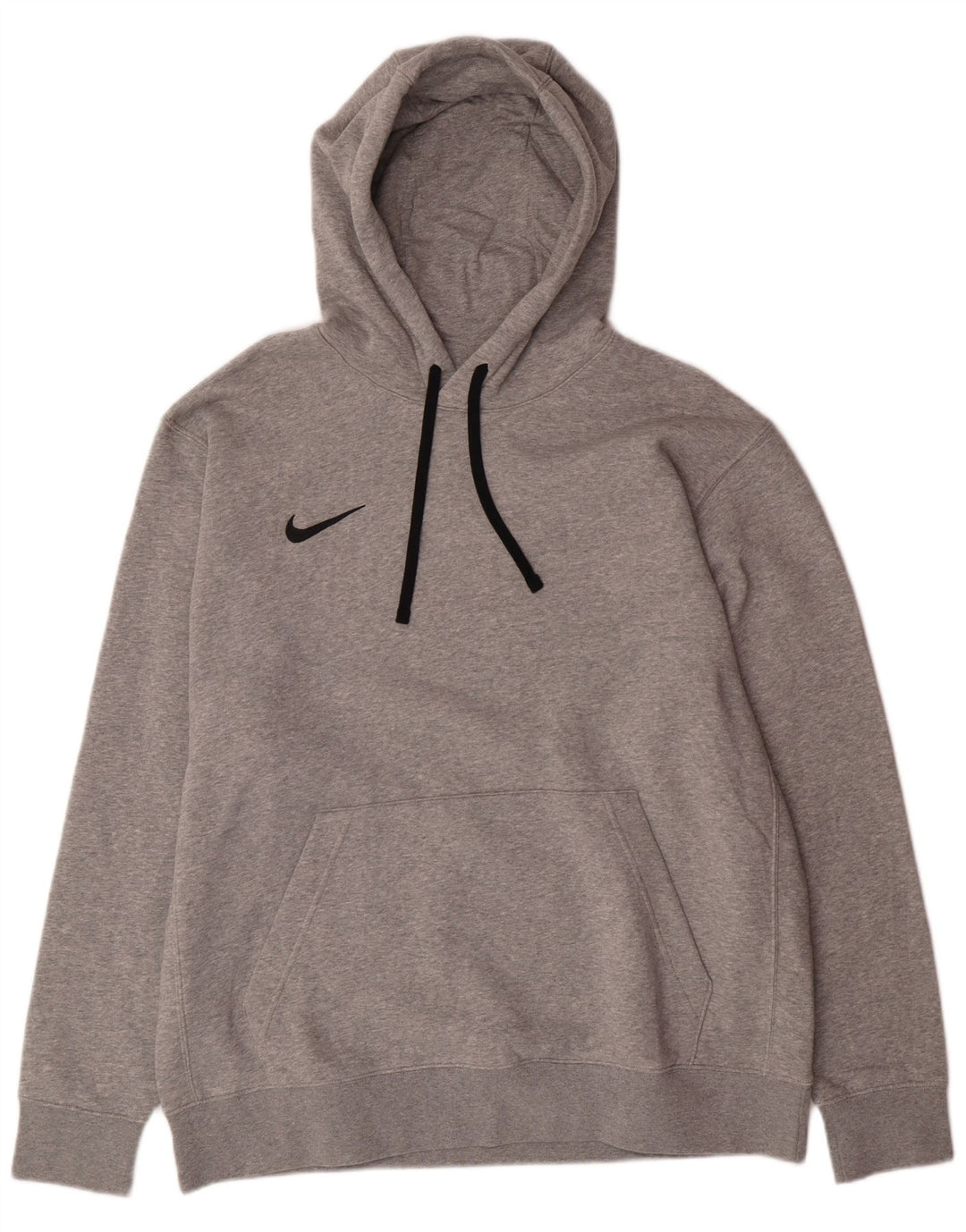 Nike Mens Hoodie Jumper XL Grey Cotton