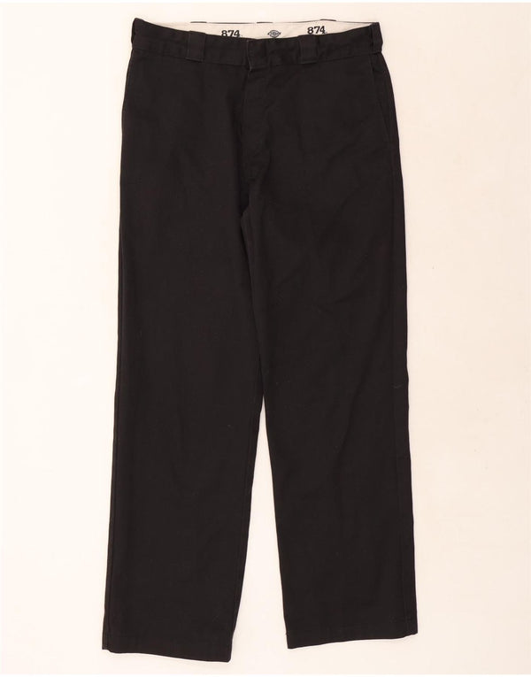 Dickies Mens 874 Original Fit Straight Chino Trousers W34 L32 Black