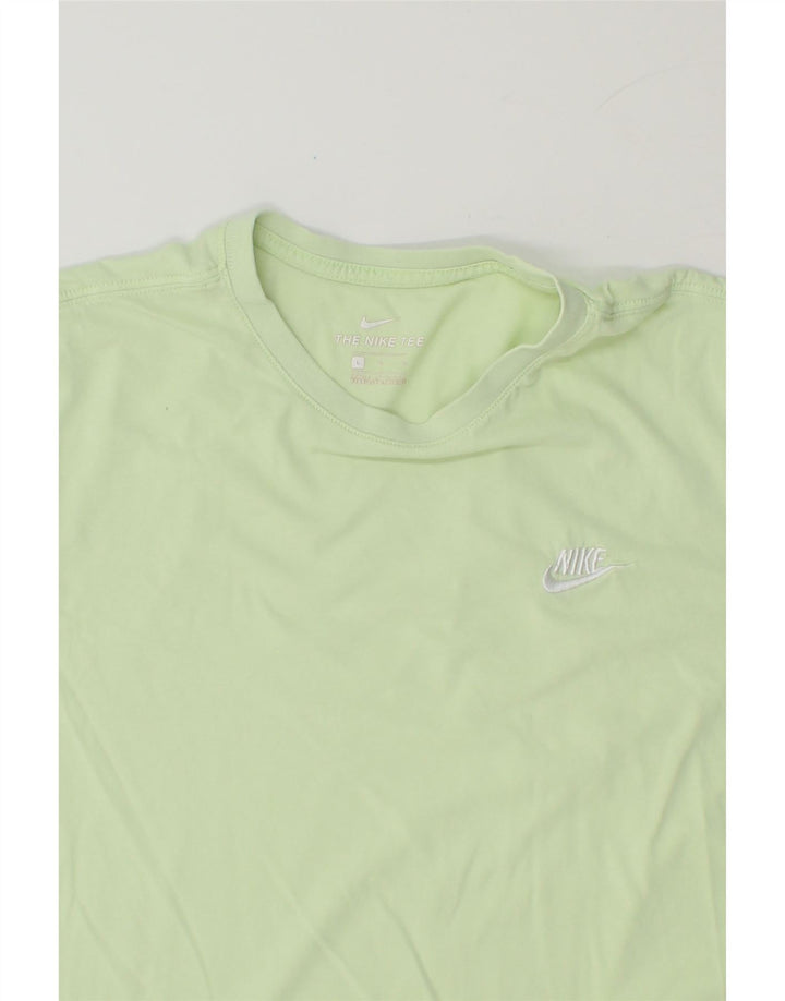 NIKE Mens T-Shirt Top Large Green Cotton Vintage Nike and Second-Hand Nike from Messina Hembry 