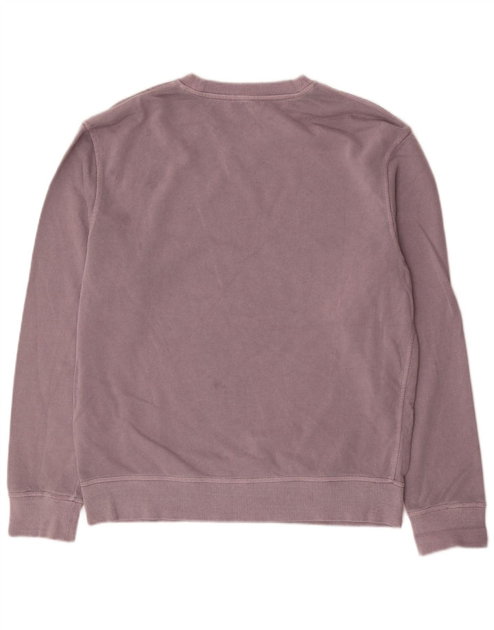 Cos Mens Sweatshirt Jumper Small Purple Cotton