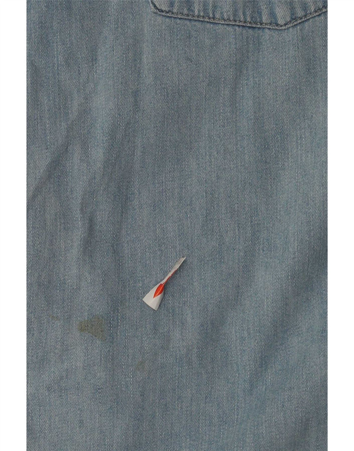 Levi's Mens Denim Shirt Medium Blue Cotton