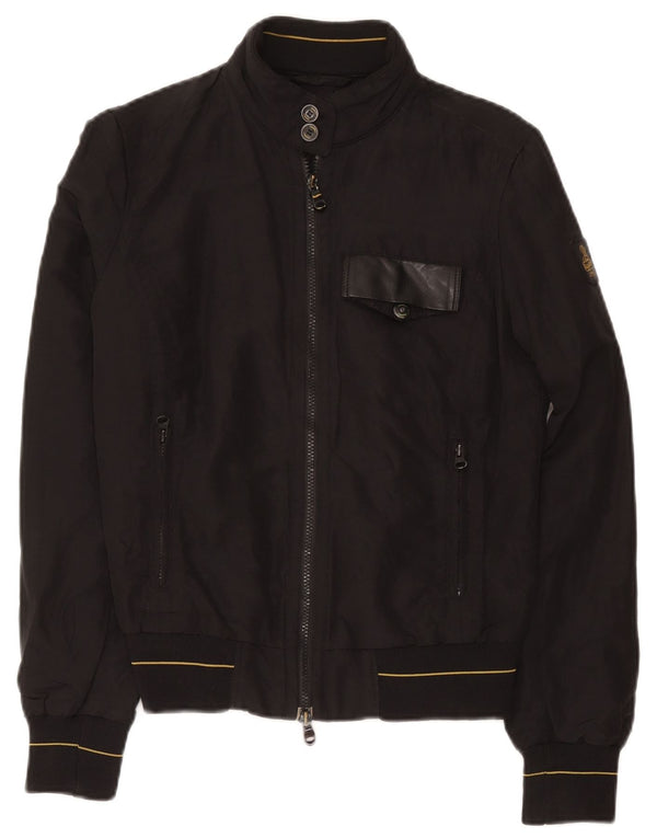 Refrigiwear Womens Cruz Bomber Jacket Large Black Cotton
