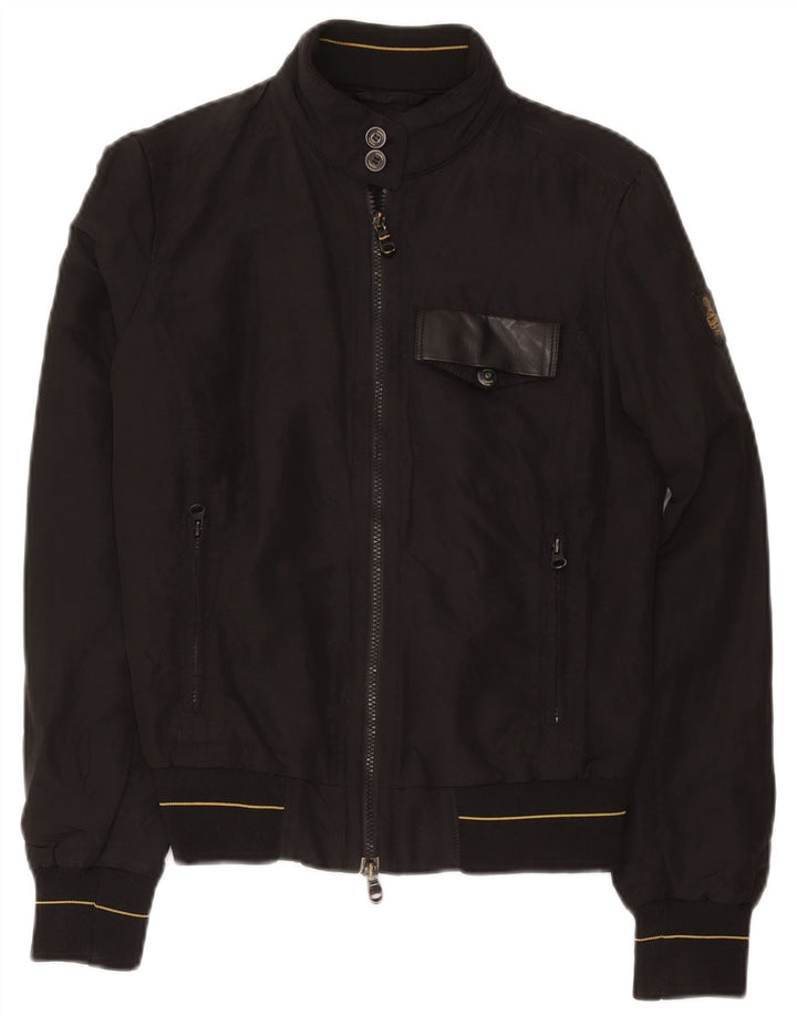 Refrigiwear Womens Cruz Bomber Jacket Large Black Cotton