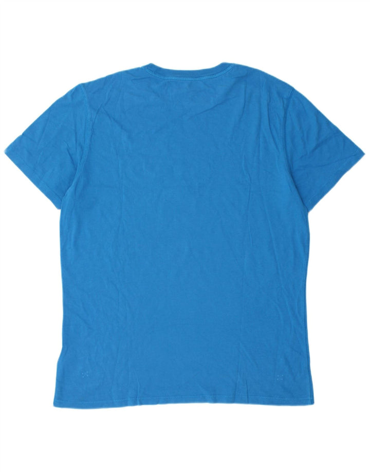 Timberland Mens Coupe Standard Regular Fit Graphic T-Shirt Top Medium Blue