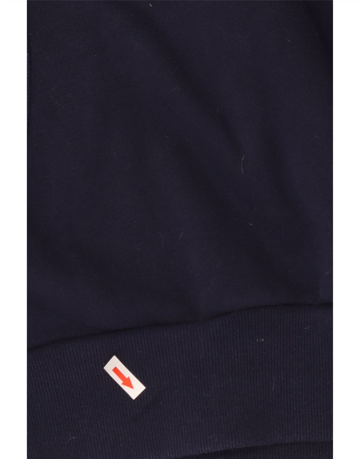 Superdry Mens Graphic Hoodie Jumper 2XL Navy Blue Cotton