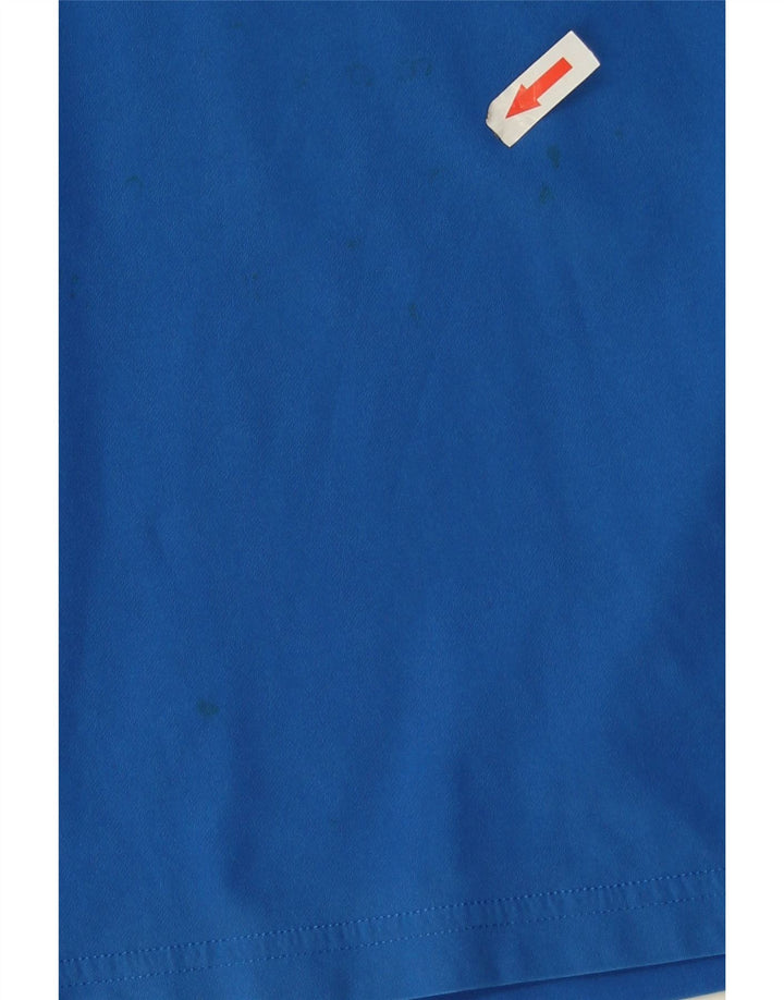 Nike Mens Dri Fit Polo Shirt Medium Blue Polyester