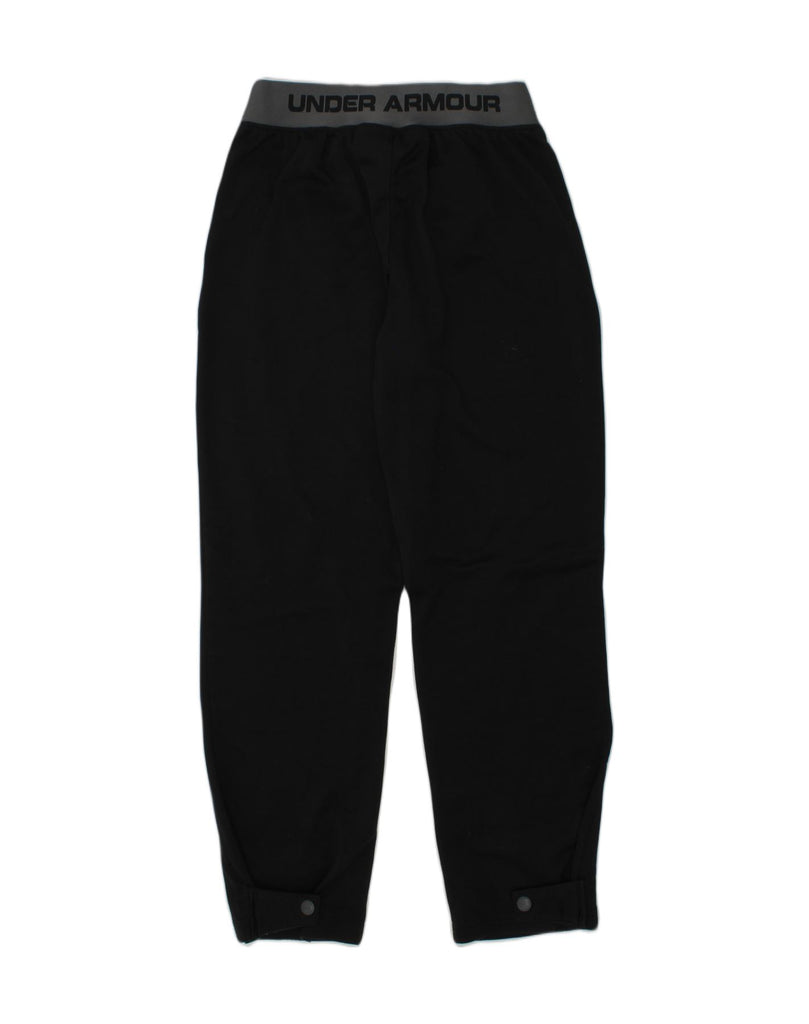 UNDER ARMOUR Boys Tracksuit Trousers 10-11 Years Black Polyester | Vintage Under Armour | Thrift | Second-Hand Under Armour | Used Clothing | Messina Hembry 