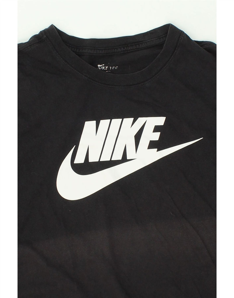 NIKE Mens Graphic T-Shirt Top Medium Black Cotton Vintage Nike and Second-Hand Nike from Messina Hembry 