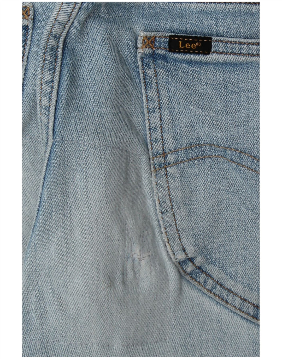 LEE Mens Rider Slim Jeans W32 L36 Blue Cotton