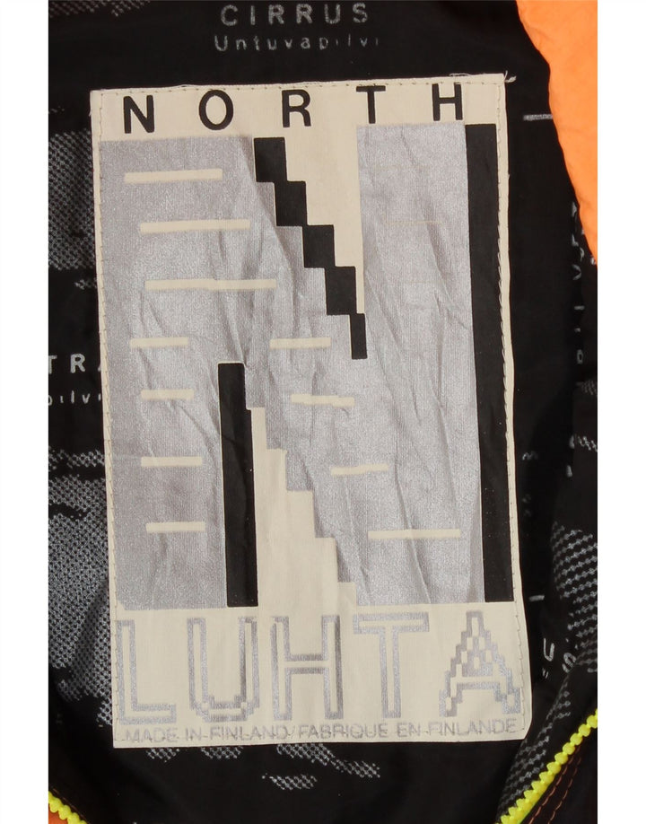 Luhta Womens Graphic Ski Jacket UK 18 XL Yellow Colourblock